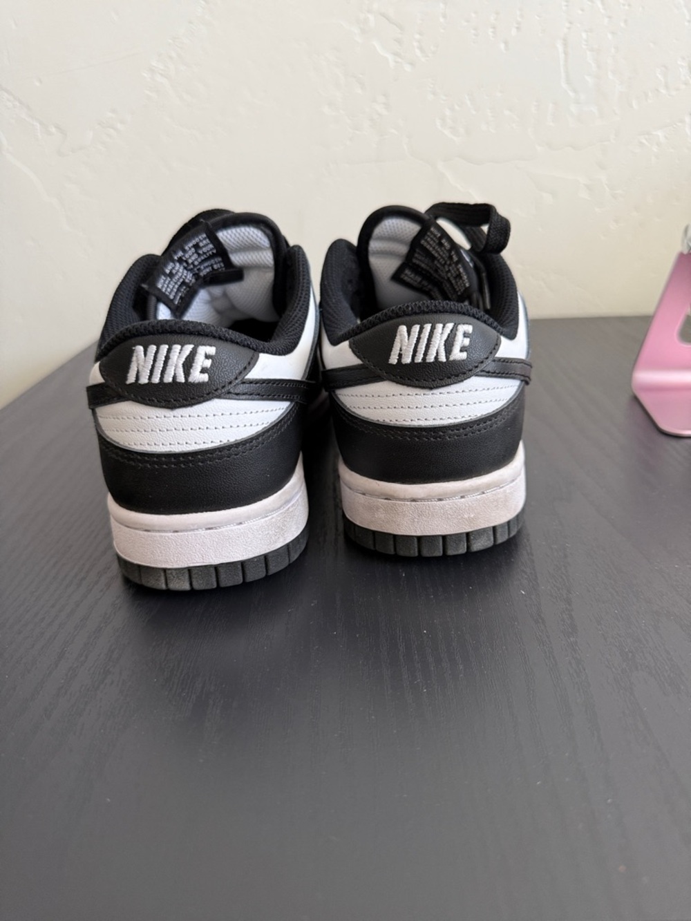 Nike Dunks Low-Top Sneakers in Black and White - Picture 3 of 4